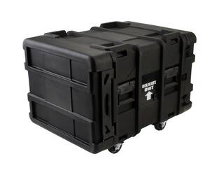 SKB - rSeries - Rack Anti-Choc 8U - Noir - 24 pouces de profondeur - avec Roulettes