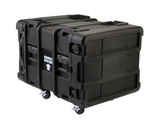 SKB - rSeries - Rack Anti-Choc 8U - Noir - 24 pouces de profondeur - avec Roulettes