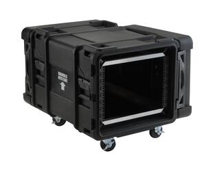 SKB - rSeries - Rack Anti-Choc 8U - Noir - 28 pouces de profondeur - avec Roulettes
