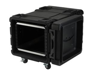 SKB - rSeries - Rack Anti-Choc 8U - Noir - 28 pouces de profondeur - avec Roulettes