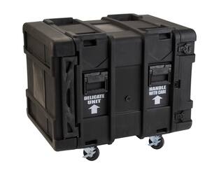 SKB - rSeries - Rack Anti-Choc 10U - Noir - 24 pouces de profondeur - avec Roulettes