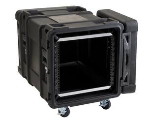 SKB - rSeries - Rack Anti-Choc 10U - Noir - 28 pouces de profondeur - avec Roulettes