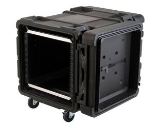 SKB - rSeries - Rack Anti-Choc 10U - Noir - 28 pouces de profondeur - avec Roulettes