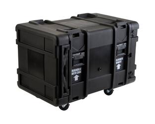 SKB - rSeries - Rack Anti-Choc 10U - Noir - 28 pouces de profondeur - avec Roulettes