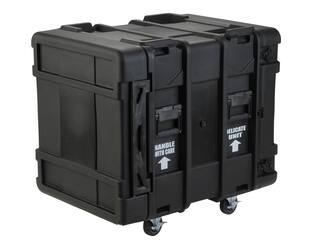 SKB - rSeries - Rack Anti-Choc 12U - Noir - 24 pouces de profondeur - avec Roulettes