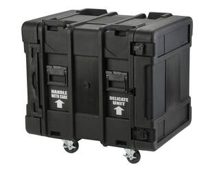 SKB - rSeries - Rack Anti-Choc 12U - Noir - 24 pouces de profondeur - avec Roulettes