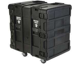 SKB - rSeries - Rack Anti-Choc 14U - Noir - 24 pouces de profondeur - avec Roulettes