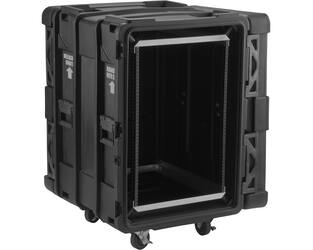 SKB - rSeries - Rack Anti-Choc 16U - Noir - 24 pouces de profondeur - avec Roulettes