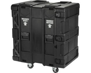 SKB - rSeries - Rack Anti-Choc 16U - Noir - 24 pouces de profondeur - avec Roulettes