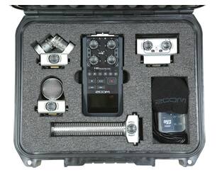 SKB - iSeries 1209-4 - Valise Étanche - Compartiment Kit Enregistreur Zoom H6 Broadcast