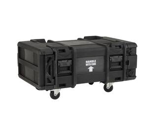 SKB - rSeries - Rack Anti-Choc 4U - Vert - 30 pouces de profondeur - avec Roulettes