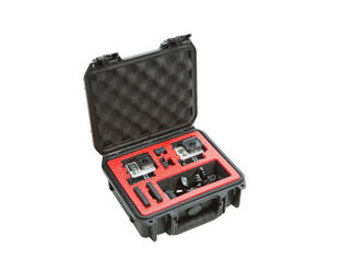 SKB - iSeries - Valise étanche - Noir - Double insert pour GoPro