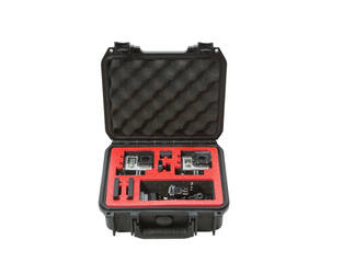 SKB - iSeries - Valise étanche - Noir - Double insert pour GoPro