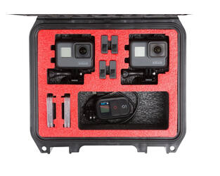 SKB - iSeries - Valise étanche - Noir - Double insert pour GoPro
