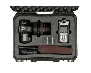 SKB - iSeries - Valise étanche - Noir - Insert pour enregistreur DSLR