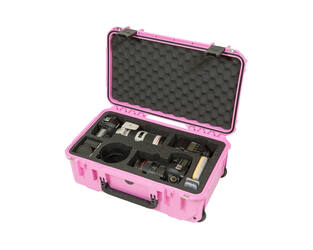 SKB - iSeries - Valise étanche - Rose - Insert pour deux DSLR et deux objectifs
