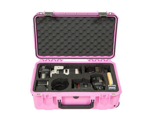 SKB - iSeries - Valise étanche - Rose - Insert pour deux DSLR et deux objectifs