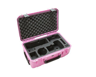 SKB - iSeries - Valise étanche - Rose - Insert pour deux DSLR et deux objectifs
